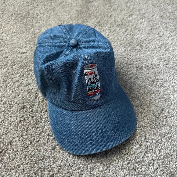 rare lacroix cola embroidered denim hat 🤍 - Picture 1 of 13